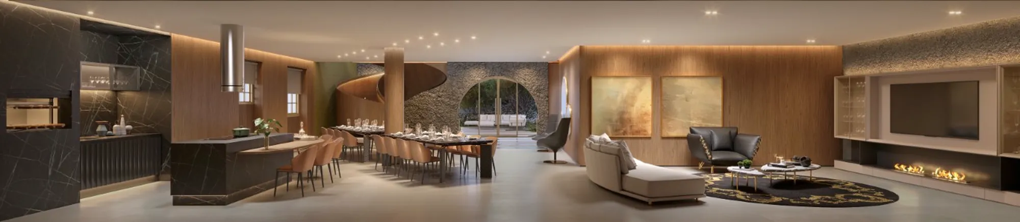 Espaço gourmet, panorama